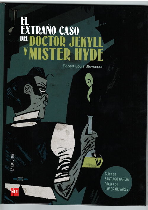 okładka Extrano caso del Doctor Jekyll y Mister Hyde komiks książka | Robert Louis Stevenson