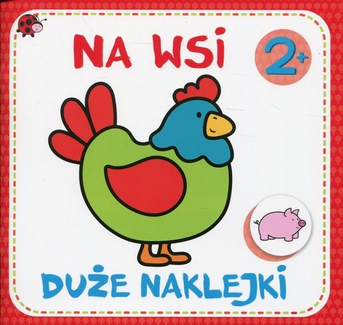 okładka Duże naklejki Na wsi książka