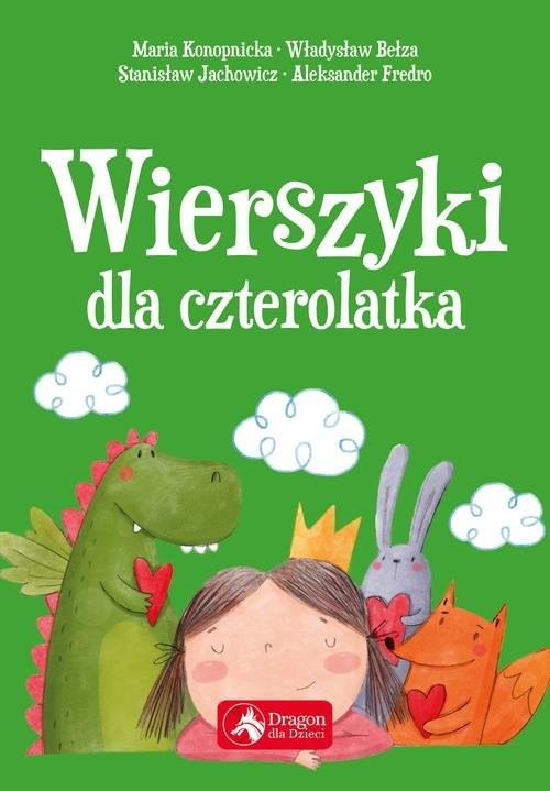okładka Wierszyki dla czterolatka książka | Maria Konopnicka, Władysław Bełza, Stanisław Jachowicz