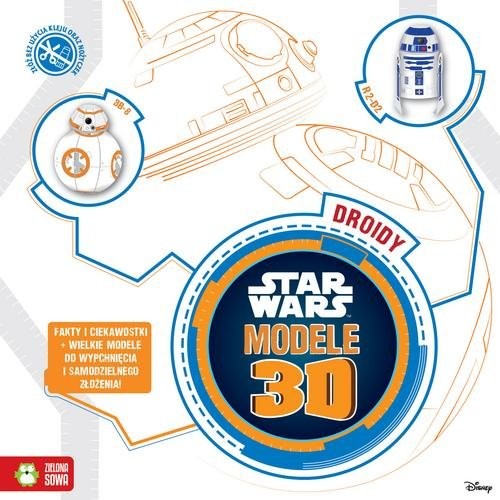 okładka Modele 3D Droidy Star Wars książka