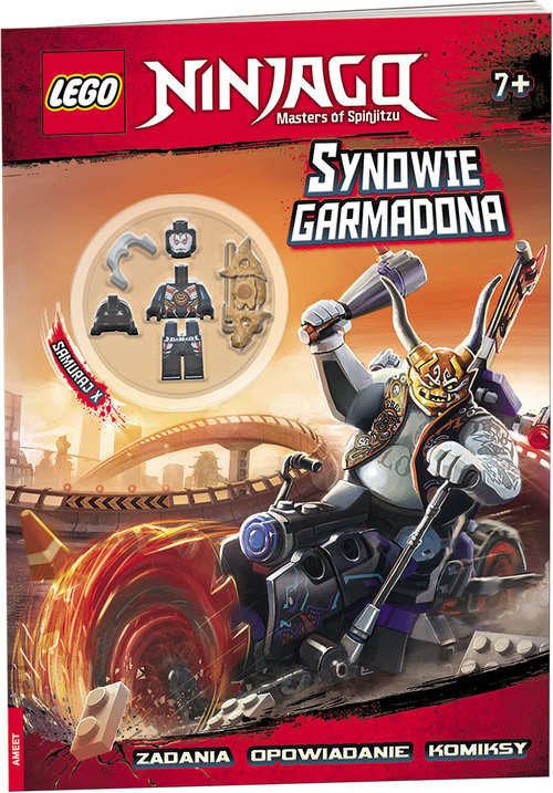 okładka Lego Ninjago Synowie Garmadona LNC-14 książka