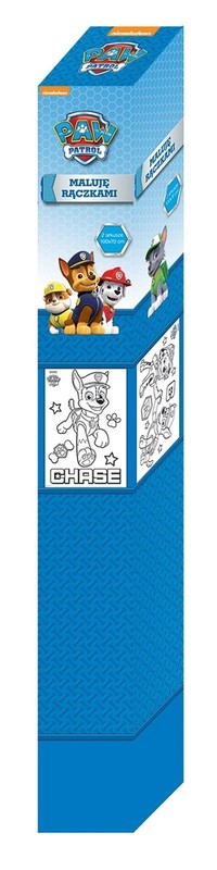 okładka Maluję rączkami Psi patrol książka