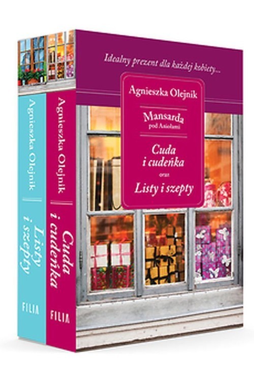 okładka Mansarda pod Aniołami Cuda i cudeńka / Listy i szepty Pakiet książka | Agnieszka Olejnik