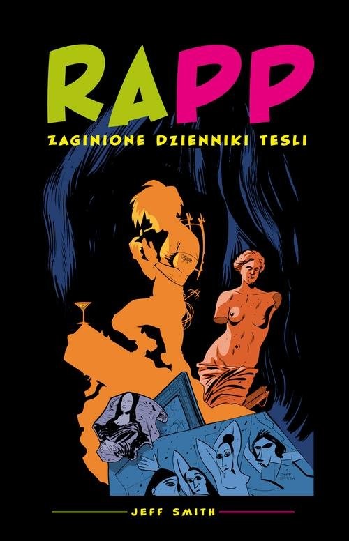 okładka RAPP Zaginione dzienniki Tesli Tom 1 książka | Jeff Smith, Jeff Smith