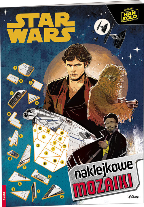 okładka Han Solo Gwiezdne wojny - historie Naklejkowe Mozaiki MOZ-3 książka