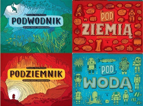 okładka Pod ziemią pod wodą / Podziemnik / Podwodnik Pakiet książka