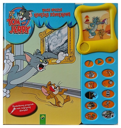 okładka Moja wielka książka dźwiękowa Tom & Jerry książka