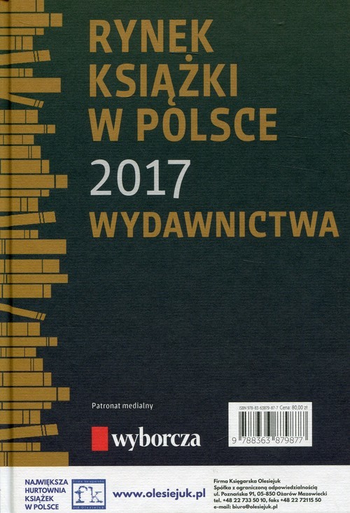 okładka Rynek książki w Polsce 2017 Wydawnictwa książka | Łukasz Gołębiewski, Paweł Waszczyk