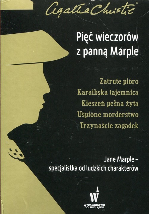 okładka Pięć wieczorów z panną Marple Zatrute pióro / Karaibska tajemnica / Kieszeń pełna żyta / Uśpione morderstwo / Trzynaście zagadek Pakiet książka | Agata Christie