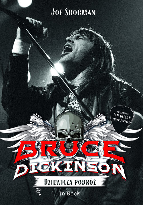 okładka Bruce Dickinson Dziewicza podróż książka | Shooman Joe
