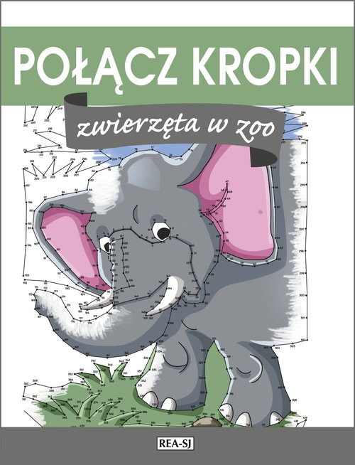 okładka Połącz kropki. Zwierzęta w ZOO książka