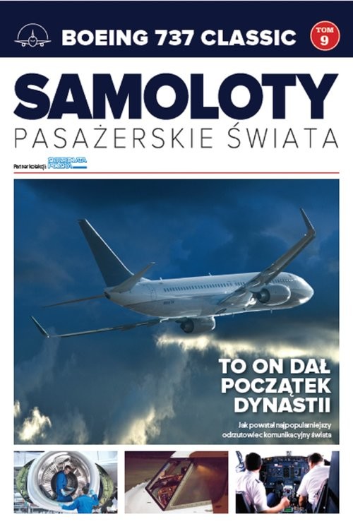 okładka Samoloty pasażerskie świata Tom 9 Boeing 737 Classic książka