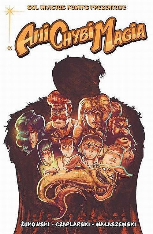 okładka Ani Chybi Magia 1 książka | Łukasz Żukowski, Piotr Czaplarski