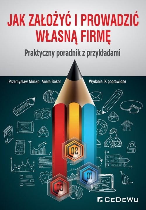 okładka Jak założyć i prowadzić własną firmę. Praktyczny poradnik z przykładami książka | Przemysław Mućko, Aneta Sokół