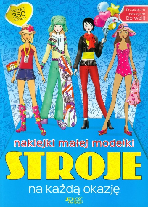 okładka Naklejki małej modelki Stroje na każdą okazję książka