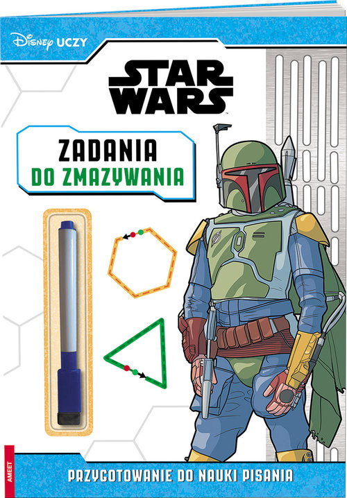 okładka Disney Uczy Star Wars Zadania do zmazywania książka