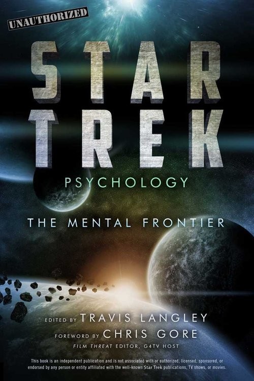 okładka Star Trek Psychology The Mental Frontier książka | Langley Travis