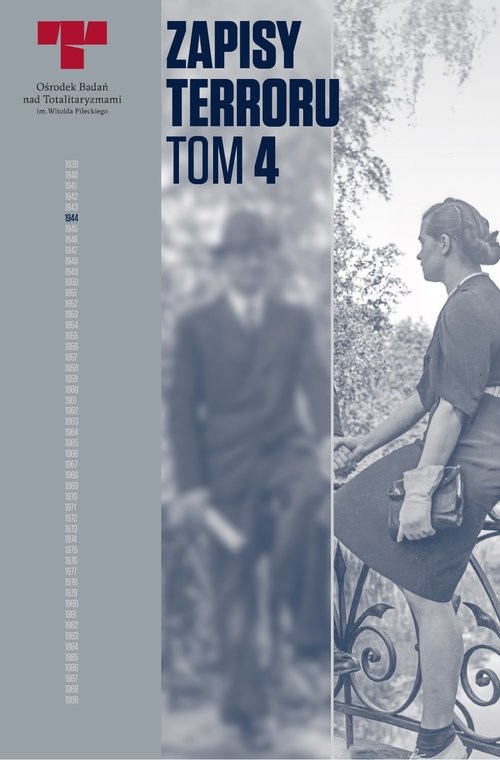 okładka Zapisy Terroru Tom IV Zbrodnie niemieckie w Śródmieściu podczas Powstania Warszawskiego książka