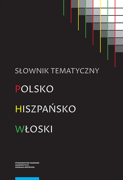 okładka Słownik tematyczny polsko-hiszpańsko-włoski książka