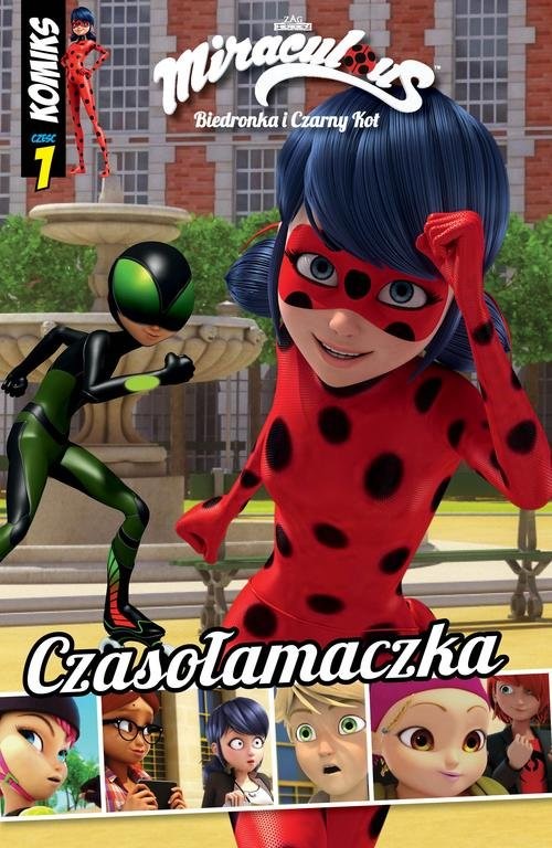 okładka Biedronka i czarny Kot Komiks nr 1 Czasołamaczka książka