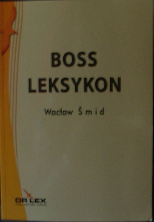 okładka BOSS Leksykon książka | Wacław Smid