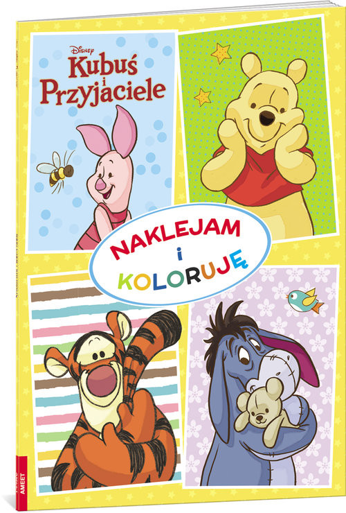 okładka Kubuś i Przyjaciele Naklejam i koloruję NAK-10 książka