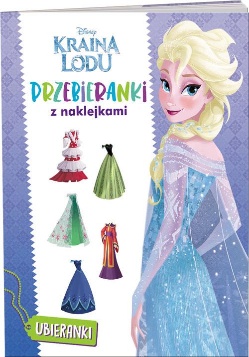 okładka Kraina Lodu Przebieranki z naklejkami TRA-4 książka