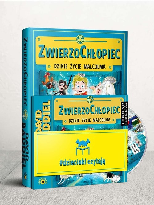 okładka Dzieciaki Czytają: ZwierzoChłopiec + CD Pakiet książka | David Baddiel