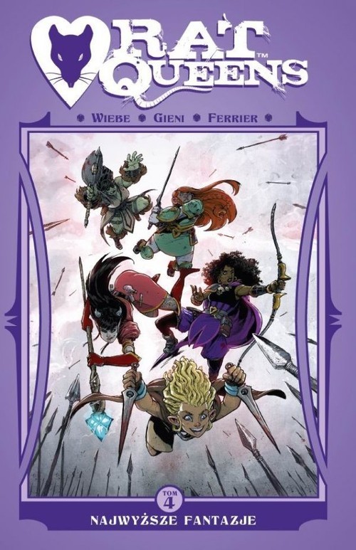 okładka Rat Queens T.4 Najwyższe fantazje Comics książka | Wiebe J.Kurtis
