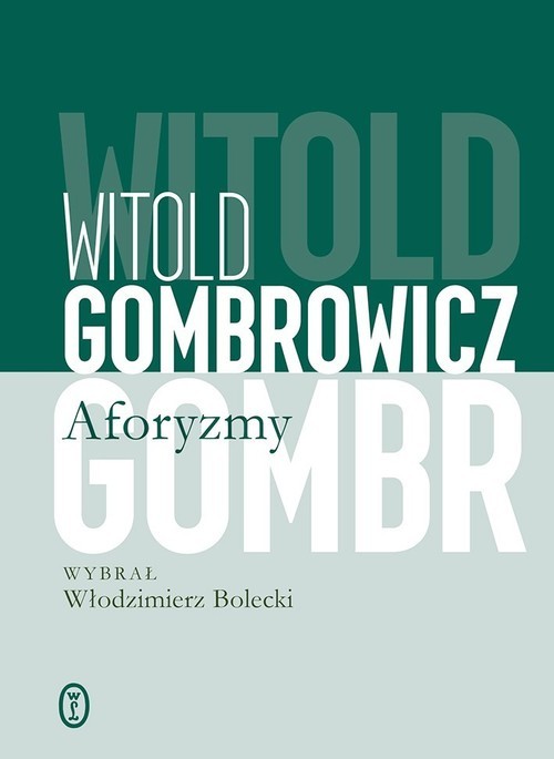 okładka Aforyzmy książka | Witold Gombrowicz