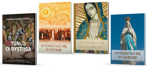 okładka Sanktuaria Maryjne Wydarzyło się...w Fatimie /Częstochowie /Guadalupe /Tuniki Chrystusa  Pakiet promocyjny + gratis książka | Beata Legutko, Sylwia Chaberka