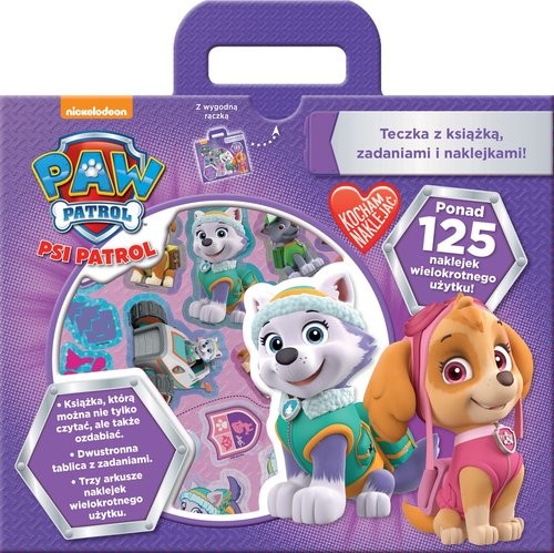 okładka Psi Patrol Kocham naklejać Część 3 książka