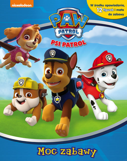 okładka Psi Patrol Moc zabawy książka