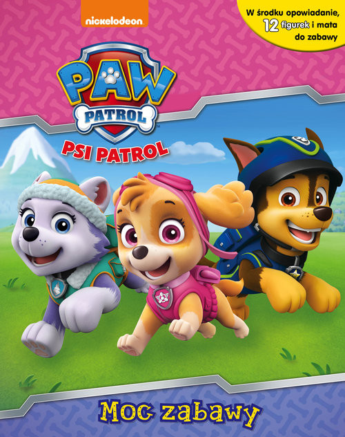 okładka Psi Patrol Moc zabawy książka
