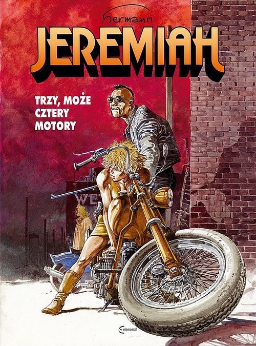 okładka Jeremiah 17 Trzy, może cztery motory książka | Hermann Huppen