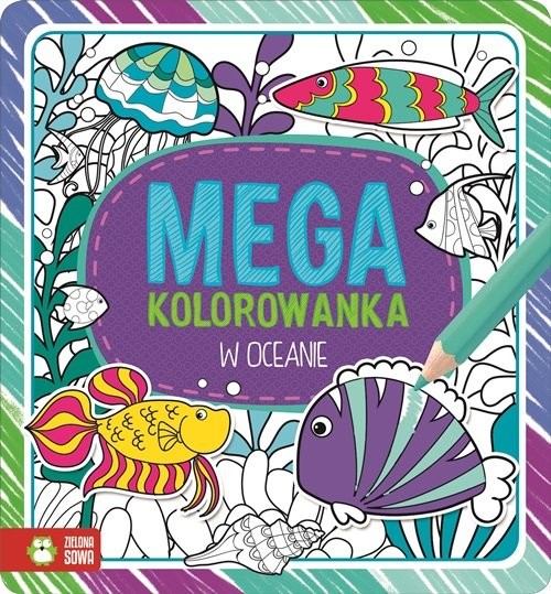 okładka Megakolorowanka W oceanie książka