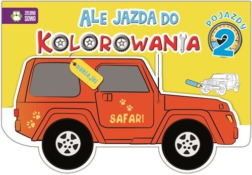 okładka Ale jazda do kolorowania Pojazdy książka