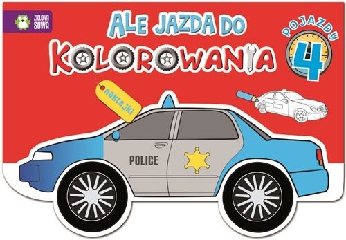 okładka Ale jazda do kolorowania Pojazdy 4 książka