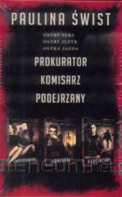 okładka Prokurator / Komisarz / Podejrzany Pakiet książka | Paulina Świst