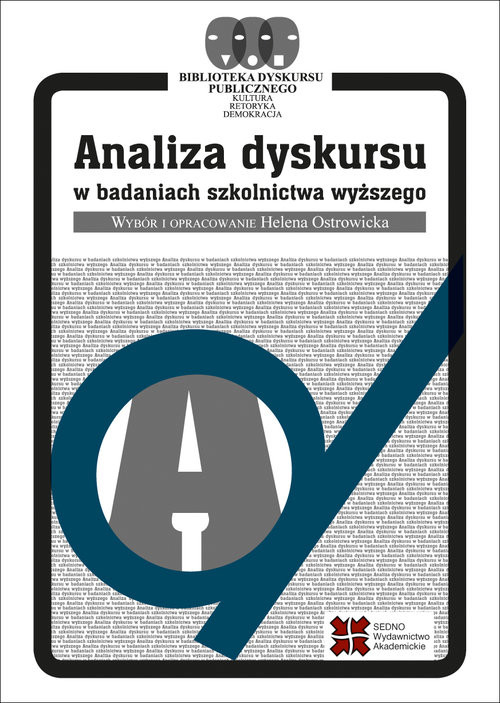 okładka Analiza dyskursu w badaniach szkolnictwa wyższego książka | Johannes Angermuller, Sousa Sofia Branco, Julian Hamann, Felicitas Macgilchrist, Jens Maeße