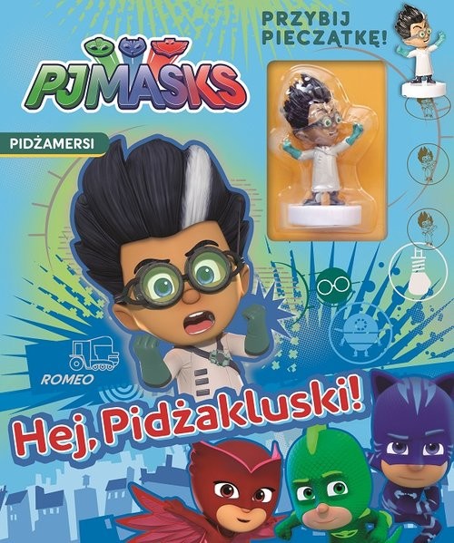 okładka Pidżamersi Activity z zabawka w blistrze (stemple) 4 książka