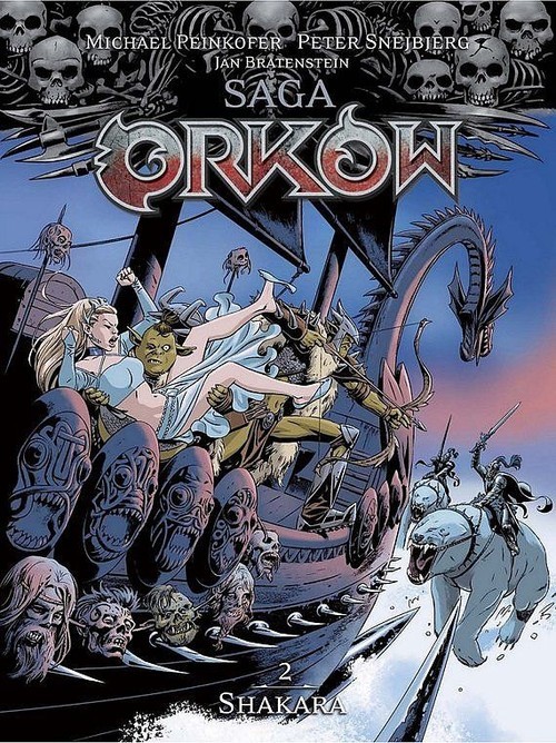 okładka Saga Orków 2 Shakara książka | Jan Bratenstein, Michael Peinkofer