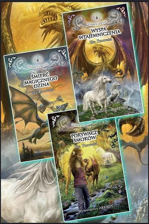 okładka Trylogia Siódmy zmysł pakiet książka | Ilka Pacovská