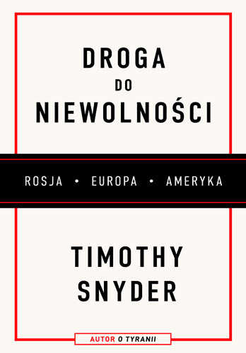 okładka Droga do niewolności książka | Timothy Snyder