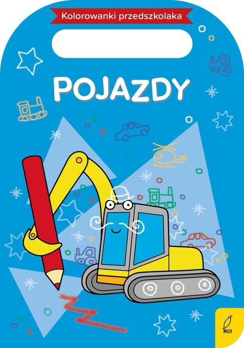 okładka Kolorowanki przedszkolaka Pojazdy książka
