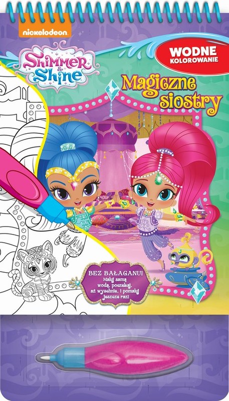 okładka Shimmer & Shine Wodne kolorowanie Magiczne siostry książka | Opracowania Zbiorowe