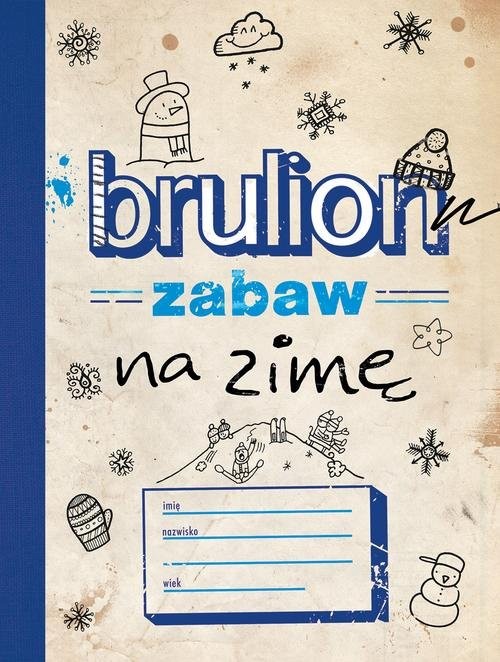 okładka Brulion zabaw na zimę książka