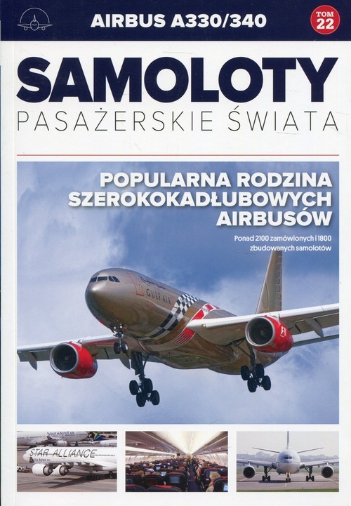 okładka Samoloty pasażerskie świata Tom 22 Airbus A330/340 książka