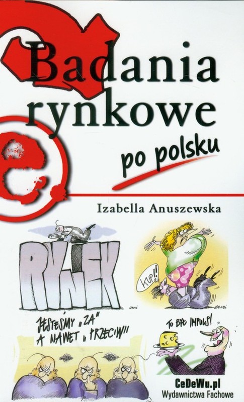 okładka Badania rynkowe po polsku książka | Izabella Anuszewska