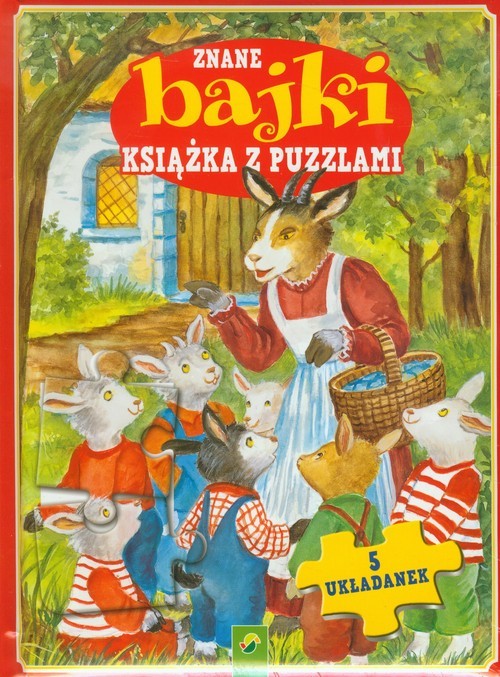 okładka Znane bajki Książka z puzzlami książka